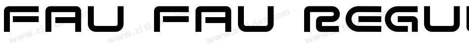 Fau Fau Regular字体转换
